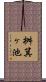 桝箕ヶ池 Scroll