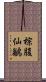 棕腹仙鶲 Scroll