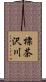標茶沢川 Scroll