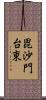 毘沙門台東 Scroll