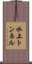 水上トンネル Scroll
