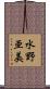 水野亜美 Scroll