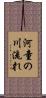 河童の川流れ Scroll