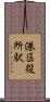 港区役所駅 Scroll