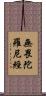 無畏陀羅尼經 Scroll