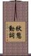 狀態動詞 Scroll