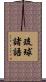 琉球諸語 Scroll