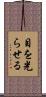 目を光らせる Scroll