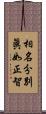 相名分別眞如正智 Scroll
