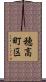 穂高町区 Scroll