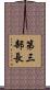第三部長 Scroll