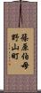 篠原伯母野山町 Scroll