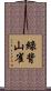 綠背山雀 Scroll