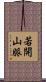 若開山脈 Scroll