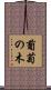 葡萄の木 Scroll