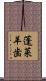 蓬莱羊歯 Scroll