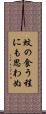 蚊の食う程にも思わぬ Scroll