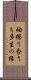 袖擦り合うも多生の縁 Scroll