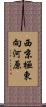 西京極東向河原 Scroll