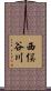 西俣谷川 Scroll