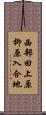 西部田上原柳原入合地 Scroll