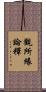 觀所緣論釋 Scroll
