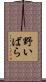 野いばら Scroll
