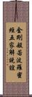 金剛般若波羅蜜經五家解說誼 Scroll