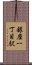 銀座一丁目駅 Scroll