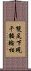 雙足下現千輻輪相 Scroll