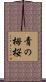 青の栂桜 Scroll