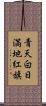 青天白日満地紅旗 Scroll