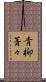 青柳菁々 Scroll