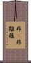 非卽非離蘊 Scroll