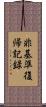 非基準復帰記録 Scroll
