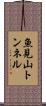 魚見山トンネル Scroll