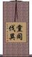 黨同伐異 Scroll