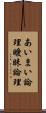 あいまい論理 Scroll