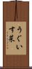 うぐいす菜 Scroll