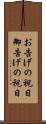 お告げの祝日 Scroll