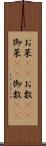 お菜(rK) Scroll