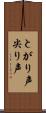 とがり声 Scroll