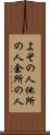 よその人 Scroll