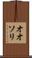 オオソリ Scroll