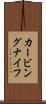 カービングナイフ Scroll