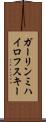 ガーリンミハイロフスキー Scroll