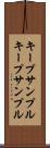 キープサンプル Scroll