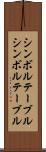 シンボルテーブル Scroll