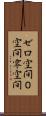 ゼロ空間 Scroll