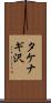タケナギ沢 Scroll